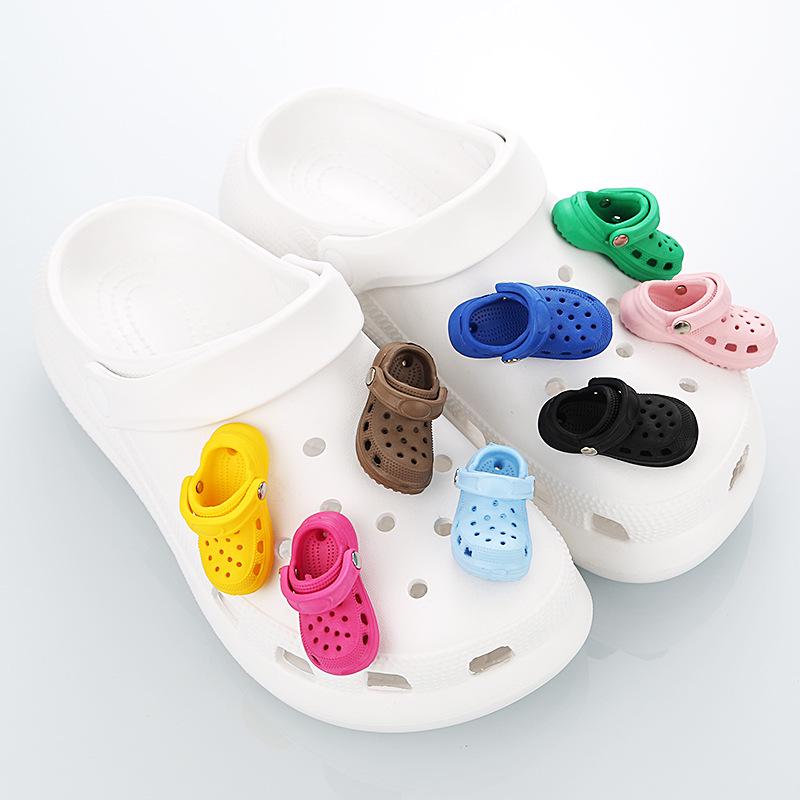 Hebillas de Zapatilla de Dibujos Animados Mini: Lindas Decoraciones para Zapatos DIY