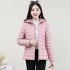 Cotton Clothes Women's Short Autumn and Winter New Light and Thin Fashion Slim Cotton Clothes Fashion Versatile Down Cotton Warm Jacket