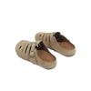 Versatile retro baotou half slippers women's outer wear summer new lazy hollow slippers platform sandals