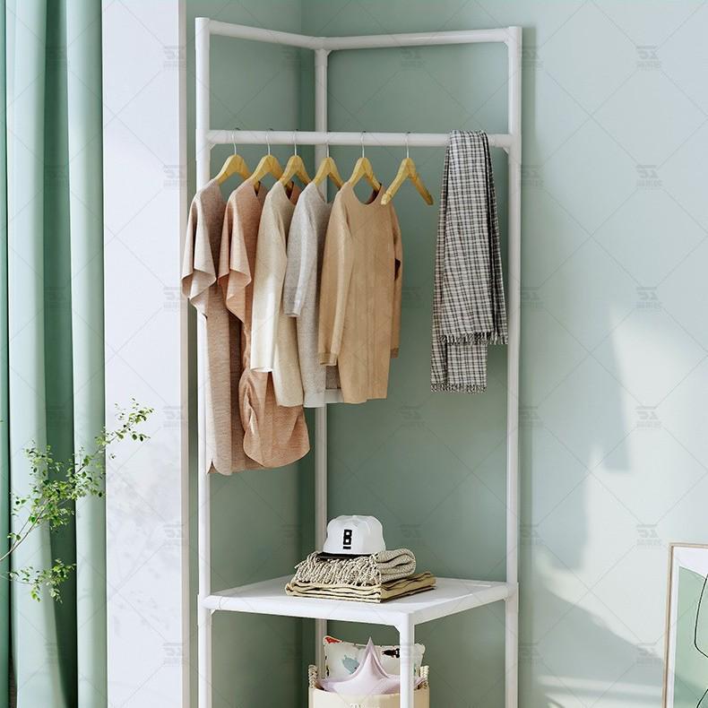 Home Youxin Corner Storage Shelf for Clothes and Hats - Dustproof, Elegant, and Space-Saving Design