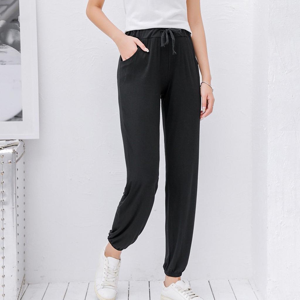 Moda Mujeres Leisure Pantalones Pantalones Pantalones Sueltos Pantalones  Puro Color Pantalones Largos comprar a buen precio — entrega gratuita,  reseñas reales con fotos — Joom