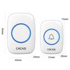 Wireless Doorbell Receiver Transmitter Battery Powered Simple Outside Waterproof Intelligent Remote