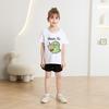 T-shirt Casual a Maniche Corte per Bambini per l'Estate, T-shirt Carina per Ragazze e Ragazzi