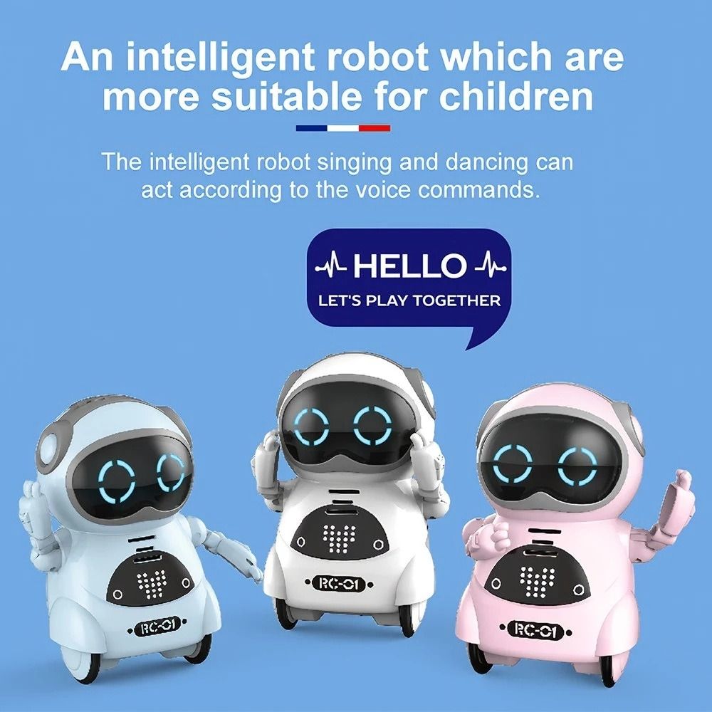 Singing Dancing Pocket Robot Smart Robot Mini Robot Toy Talking Interactive Robot  For Children
