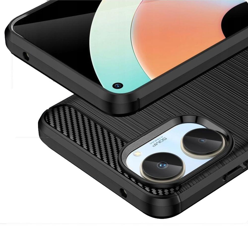 Case for Realme 10 4G, Karbon, Black