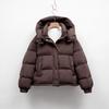 Pinghu Short Down Jacket Women's Winter New Regular Simple Hooded Small Warm Bread Jacket