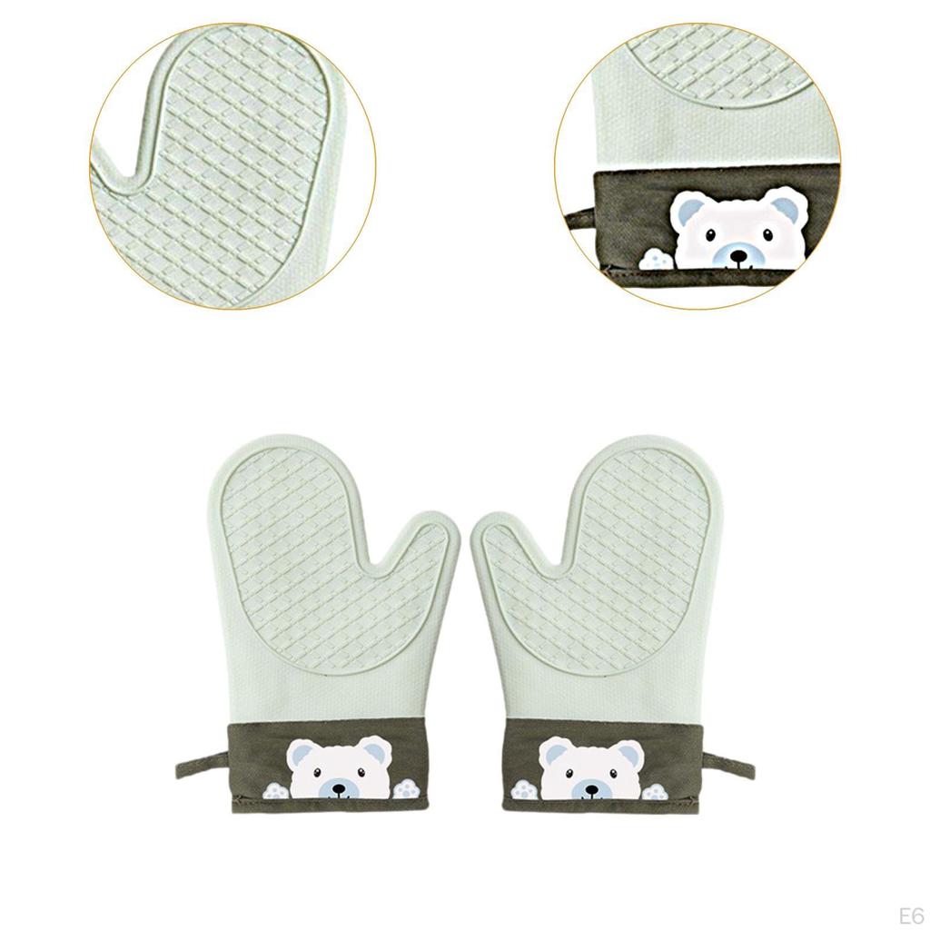 Heat-Resistant Oven Mitts Set for Cooking And Baking