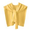 Ladies' Fashionable Solid Color Western-style Knitted Outer Shawl