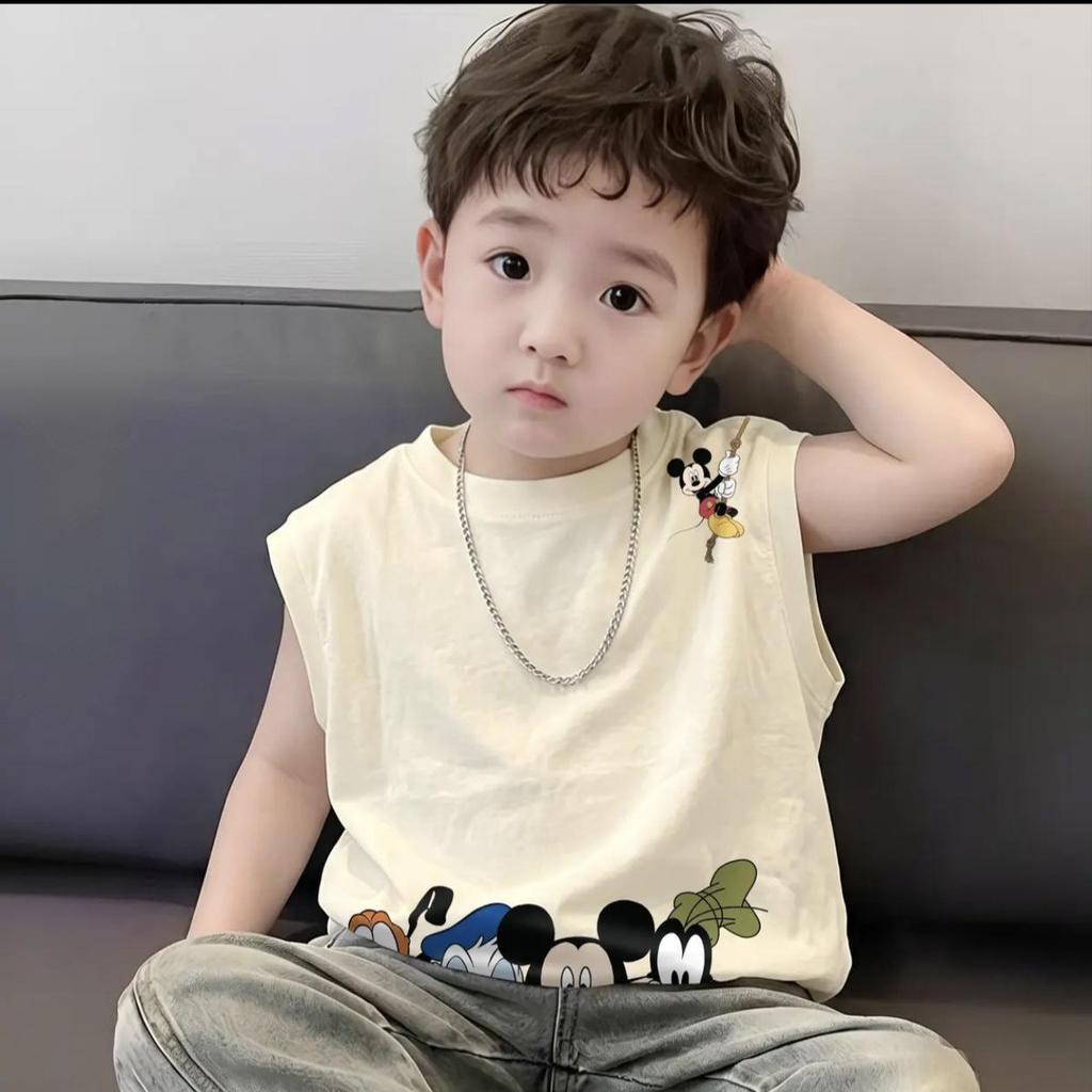 Baby Trendy Brand Cartoon Cotton Vest - Summer Stylish Vest for Kids