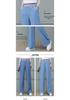 Pantalones de Pierna Ancha de Denim Tencel de Cintura Alta para Mujer - Seda de Hielo, Edición Verano 2026