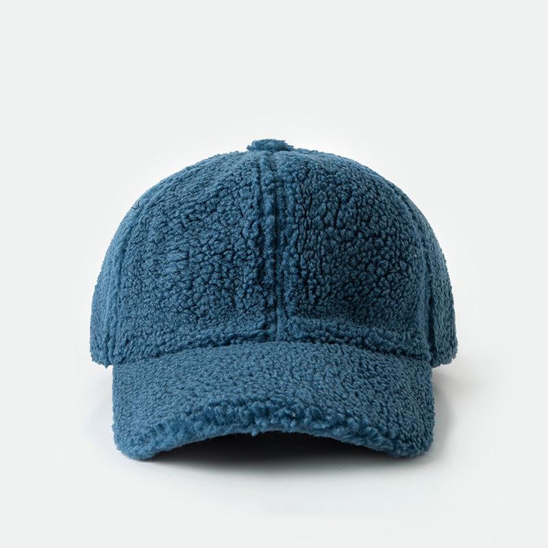 Fashion Winter Baseball Cap For Women Corduroy Lambswool Patchwork Women's Caps Autumn Warm Plush Trucker Hat Visor Adjustable