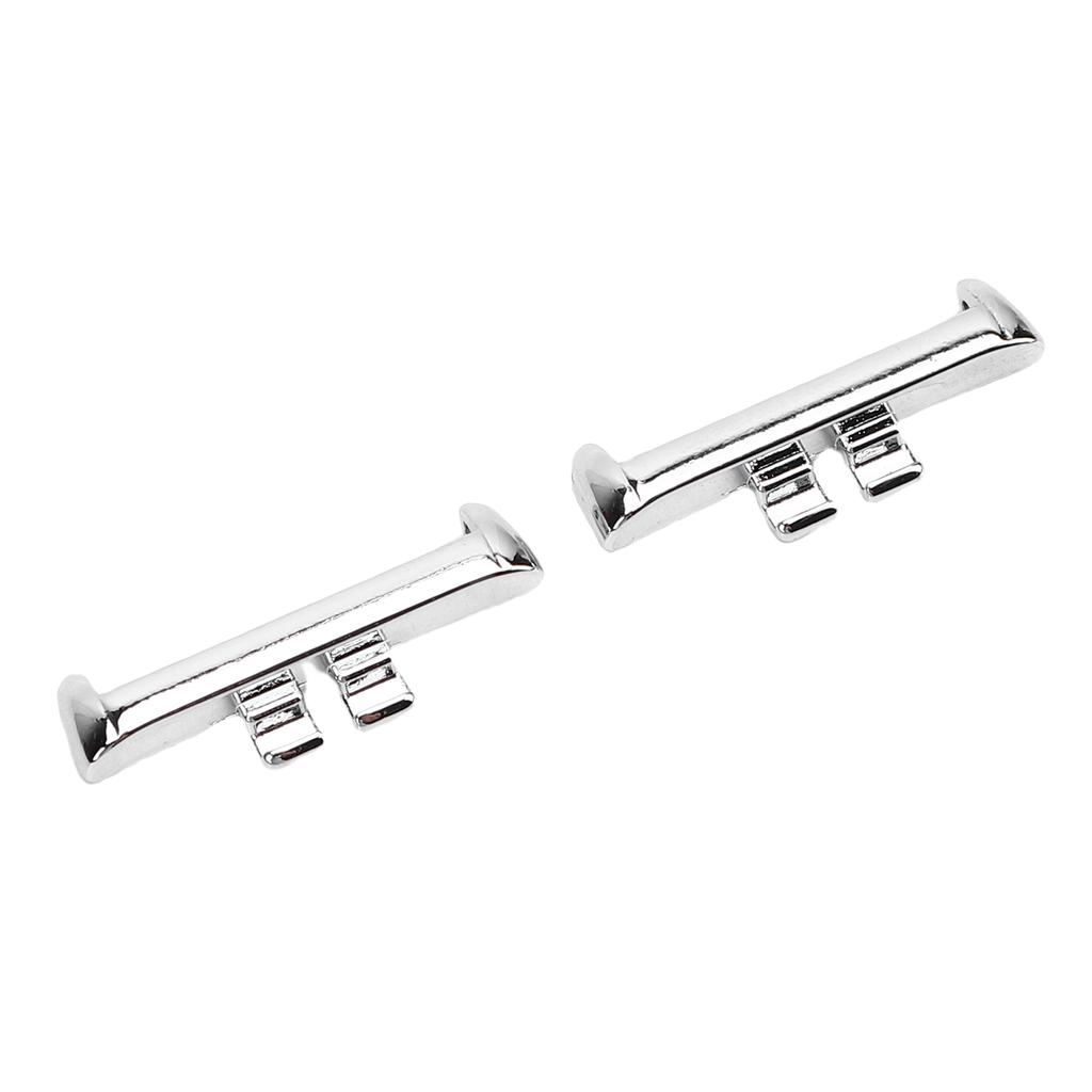 1 Pair 20mm Metal Watch Band Adapter Replacement for Rossini 2i Smartwatch Quick Release Watch Strap Connector Silver