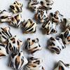Acrylic Leopard Print Star DIY Beading Jewelry Accessories.