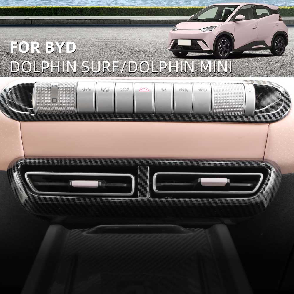 Center Console Sticker Air Condition Vent Frame Trim Cover For BYD Dolphin Mini Seagull Dolphin Surf 2025 2025 Accessories