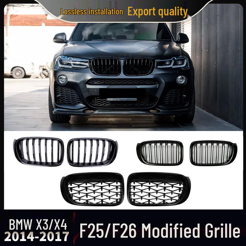 Modified Double Line Grille for BMW X3/X4 (F25/F26 2014-2017)