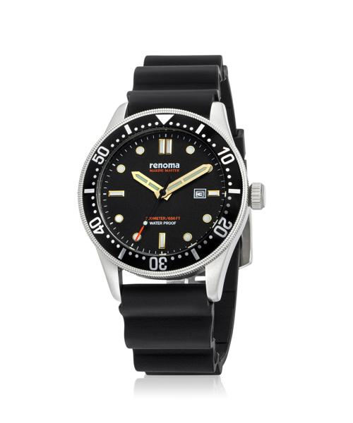 [Часы RENOMA] Часы RENOMA Marinemaster Дайверские часы Черные RE-2101BK NONE