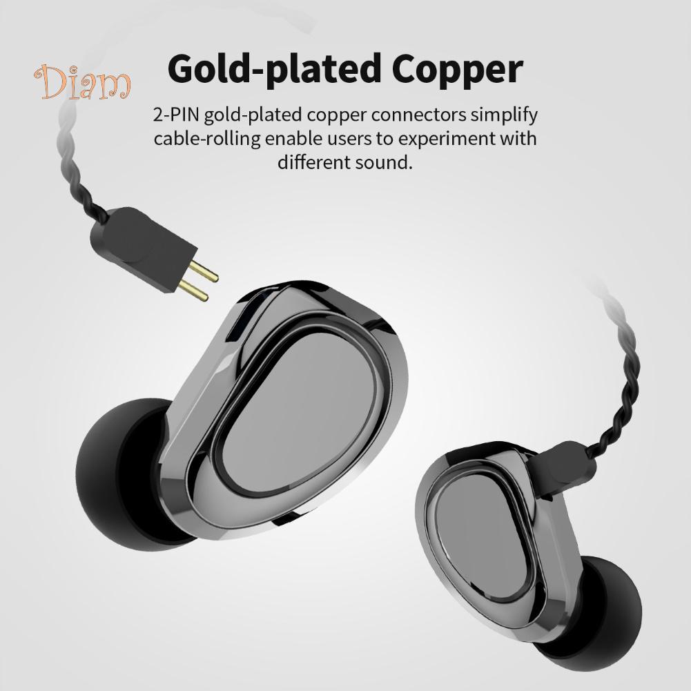 Buy NO.HM KBEAR KB04 Detachable InEar HiFi Wired Earphone Sports