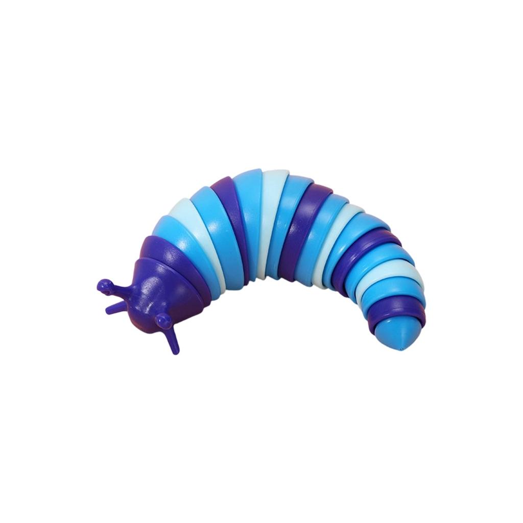 Stackable Caterpillar Toy for Toddlers Educational Segment Puzzle Early Learning Plastic Material for Children Playroom Nursery