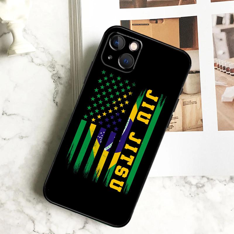 BJJ Brazilian Jiu Jitsu Case For iPhone 15 16 11 12 13 14 Pro Max 7 8 Plus XR X XS Max 12 13 Mini Back Cover
