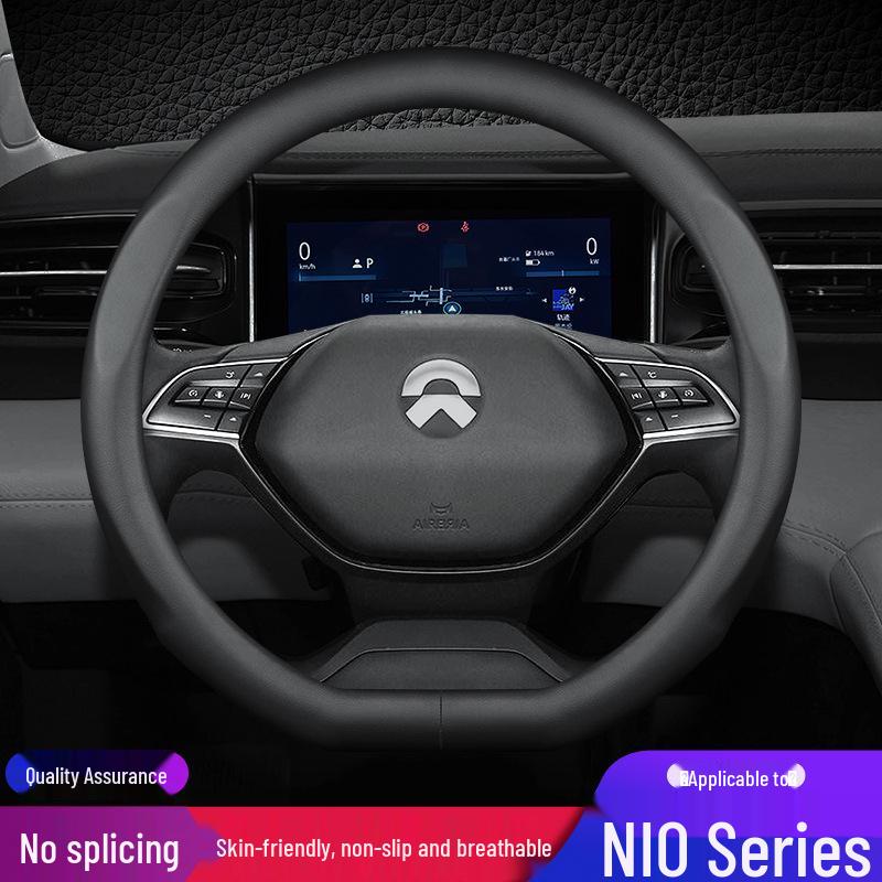 NIO Genuine Leather Steering Wheel Cover for ES6/ES8/EC6 - All-Season Protection