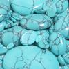 2-10 pezzi Cabochon di Turchese Blu Naturale Cabochon Ovale con Fondo Piatto Perline Sfuse Per la Realizzazione di Gioielli Anello Fai da Te Accessori per Collana