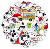 50 Snoopy Cartoon Stickers for Notebooks, Cups, Suitcases, Computers, and Phones - Perfect for DIY Decoration and Kids!