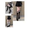 JK Hottie Lolita Socks Lace Calf Socks Lolita Medium Long Bow Cotton Socks Spring Autumn Winter