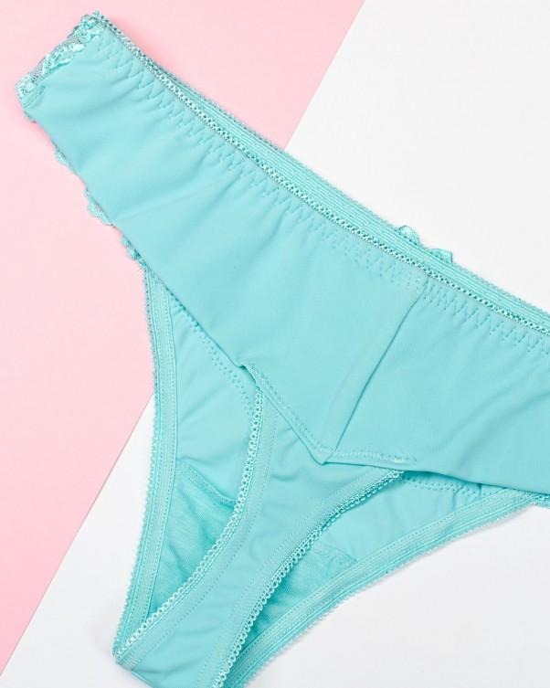 ISSA Plus Květinová krajková tanga