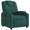 Massage Chair Dark Green Fabric