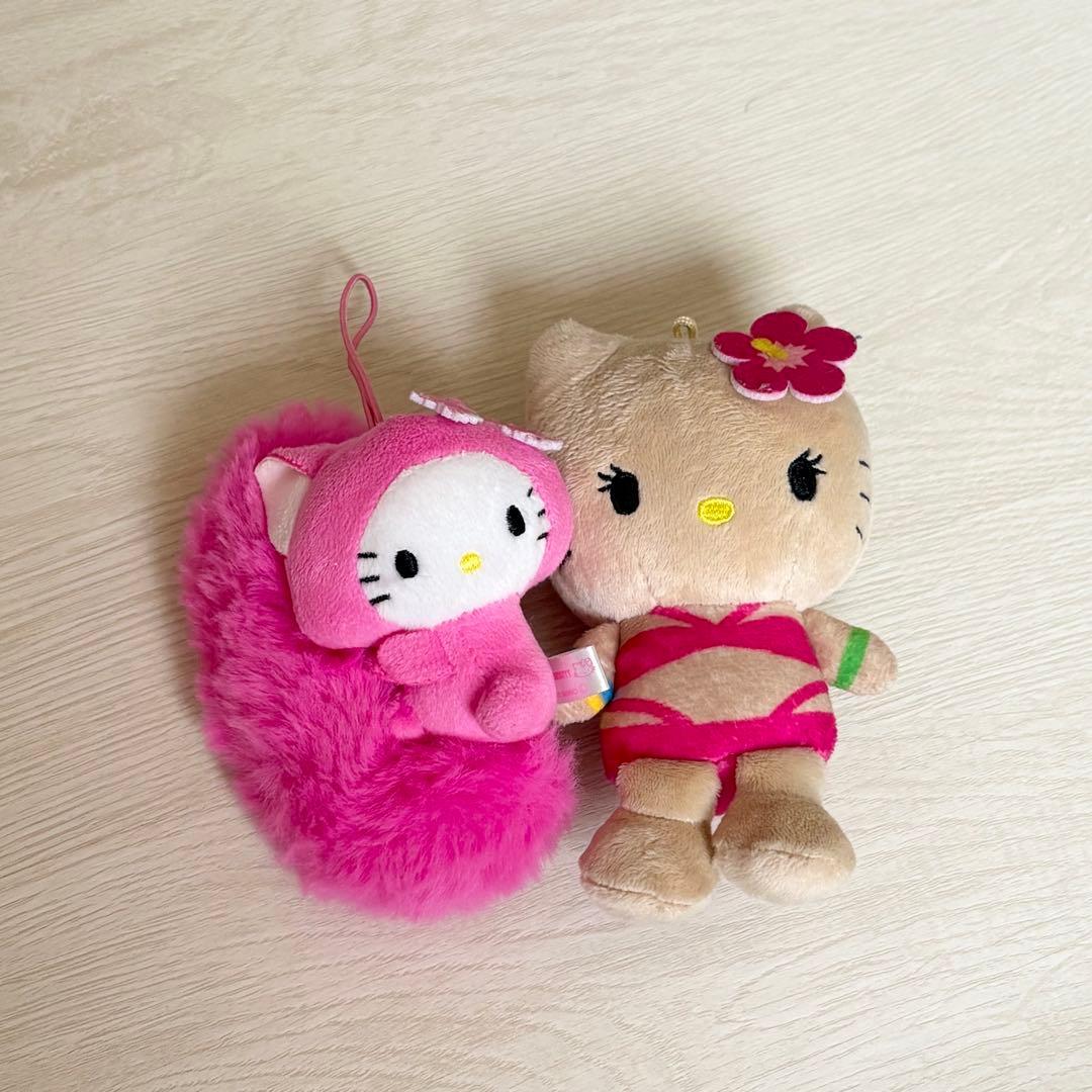 Hello Kitty Plush Mascot Set of 2