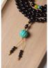 Small-Leaf Rosewood Buddhist Beads Bracelet - 0.8 Multiloop for Men & Women