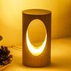 Wooden LED Desk Lamp, Night Light, Dimmed LED Lighting, Creative Table Lamp
