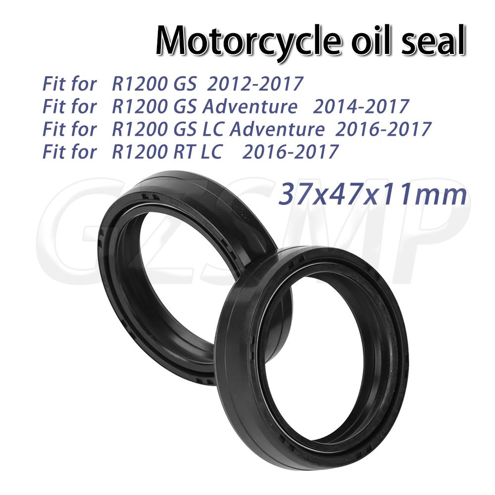 37*47*11mm 37x47 Motorcycle Front Fork Oil Seal Fit for BMW R1200 GS 12-17 Adventure 14-17 LC ADV R1200RT LC 2016-2017