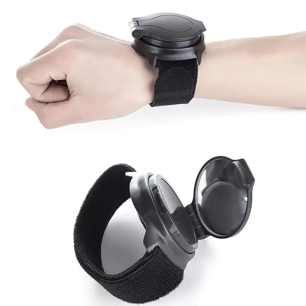 

1 шт. Велосипедное зеркало заднего вида Наручный ремешок Регулируемое на 360 градусов Зеркало заднего вида Носимое на руке Складная ручка Безопасность на руле