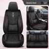 Universal Four Seasons Leather Car Seat Cushion Cover for Small 5-Seat Cars