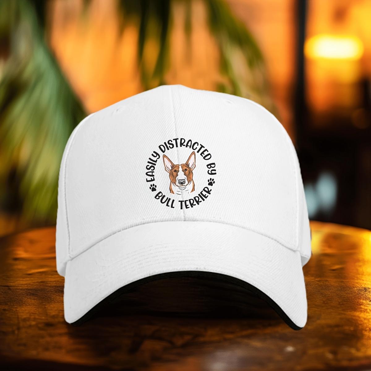 

Бультерьер Собака Любитель Бейсболка Легко отвлекается Регулируемая Полиэстер Повседневная Кепка Унисекс One Size