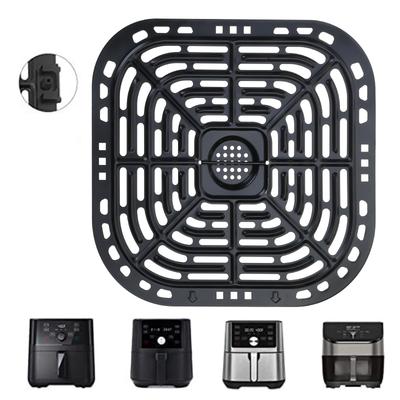 Τετράγωνος Δίσκος 7,3 ιντσών 4QT Ανταλλακτικός Δίσκος Γκριλ Αεροφριτέζας Αντικολλητικός Κατάλληλος Για Υγιεινό Μαγείρεμα Πίτσα Λαχανικά