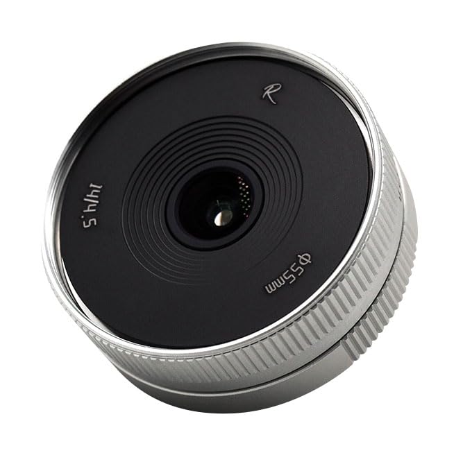 AstrHori 14mm Prime Rock Star f/4.5 Lens, EF-M Mount, Silver, [2-Year Warranty]