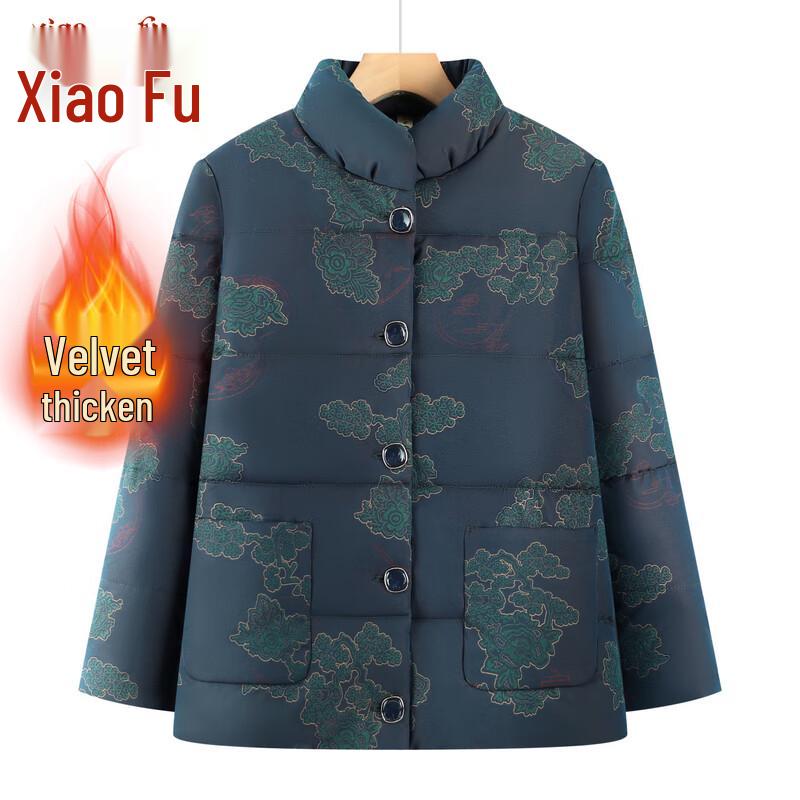 Elderly Women s Warm Winter Padded Jacket 4XL