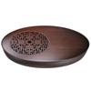 Uxcell Bamboo Chinese Kung Fu Tea Tray, 17.3" Oval Classic Tea Tray, Bamboo Table Furniture, Vintage Tea with Water Storage Box, Brown