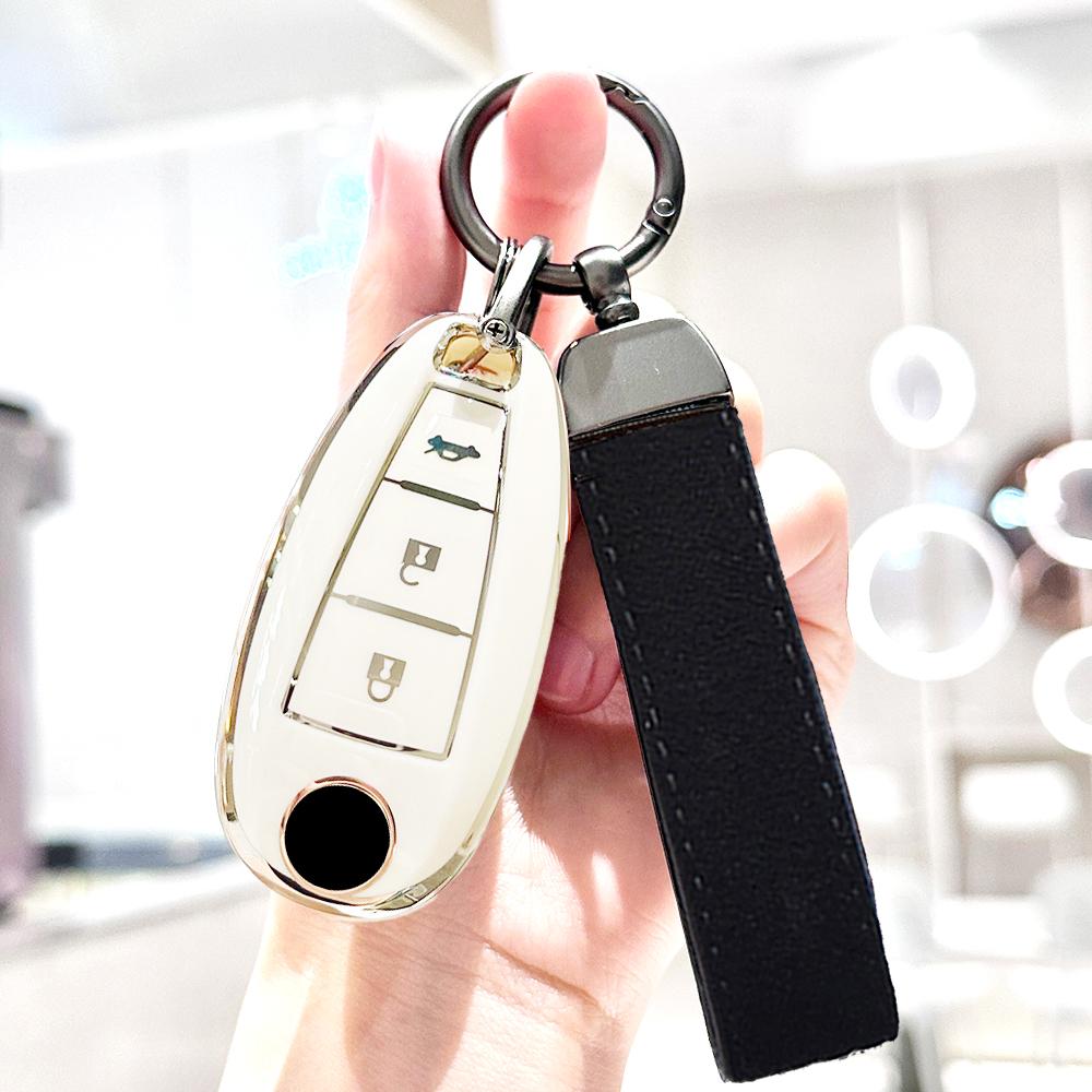 For Suzuki Vitara Swift Ignis Kizashi Sx4 Baleno Ertiga Soft Tpu Car Remote Key Fob Shell Cover Case Holder