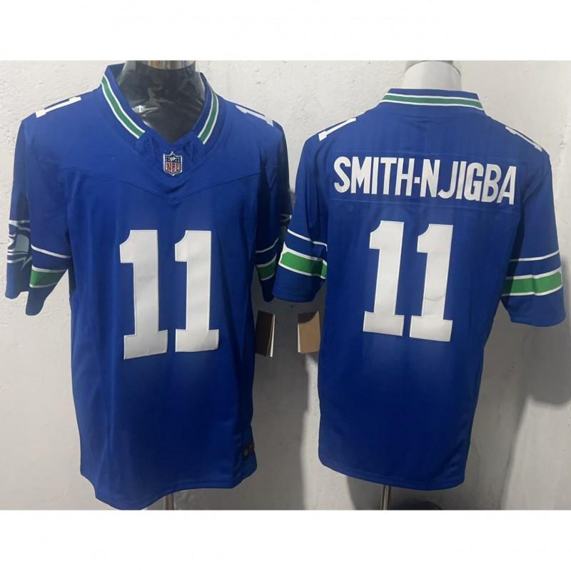 NFL Seattle Seahawks Vintage Style Football Jersey Short Sleeve Embroidered Team Apparel Men