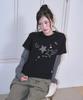 The Green Lab Star Patch St Layered T-Shirt [Black]