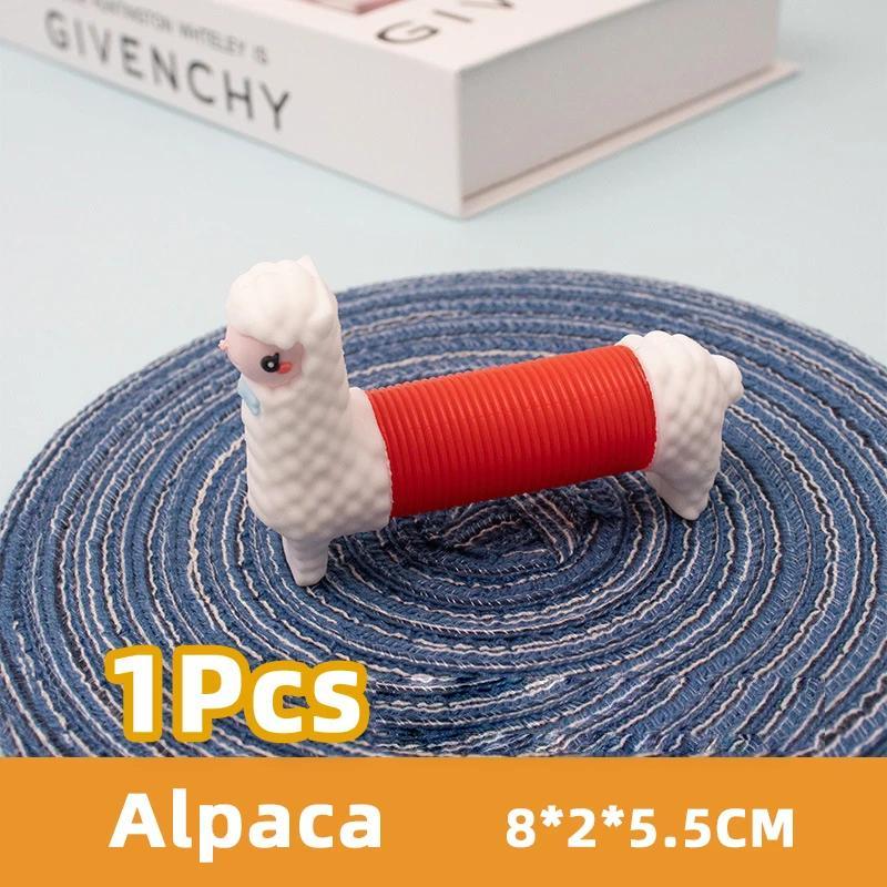 3D Luminou Pop Tube Игрушка Силиконовая Альпака Единорог Push It Bubble Balls — фото 7