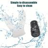 Adjustable Breathing Exerciser Spirometer Portable Lung Trainer For Adults  Black White  Vitality Endurance Boost Travel Fitness
