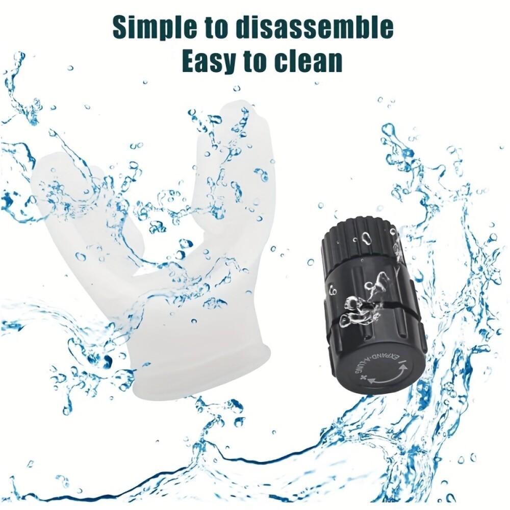 Adjustable Breathing Exerciser Spirometer Portable Lung Trainer For Adults  Black White  Vitality Endurance Boost Travel Fitness