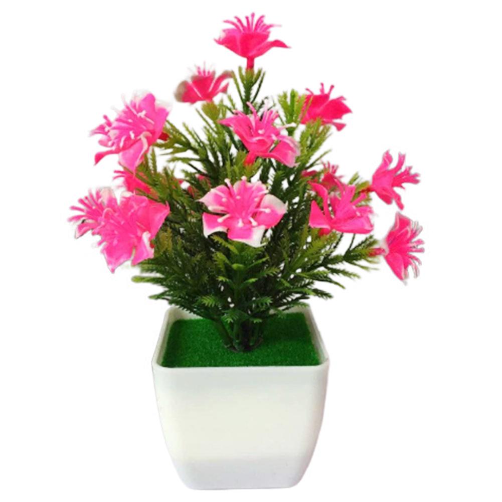 For Miniature Bonsai Flower Potted Artificial Plant for Home and Office Decoration Lifelike Simulation Colorful 12CM 20CM