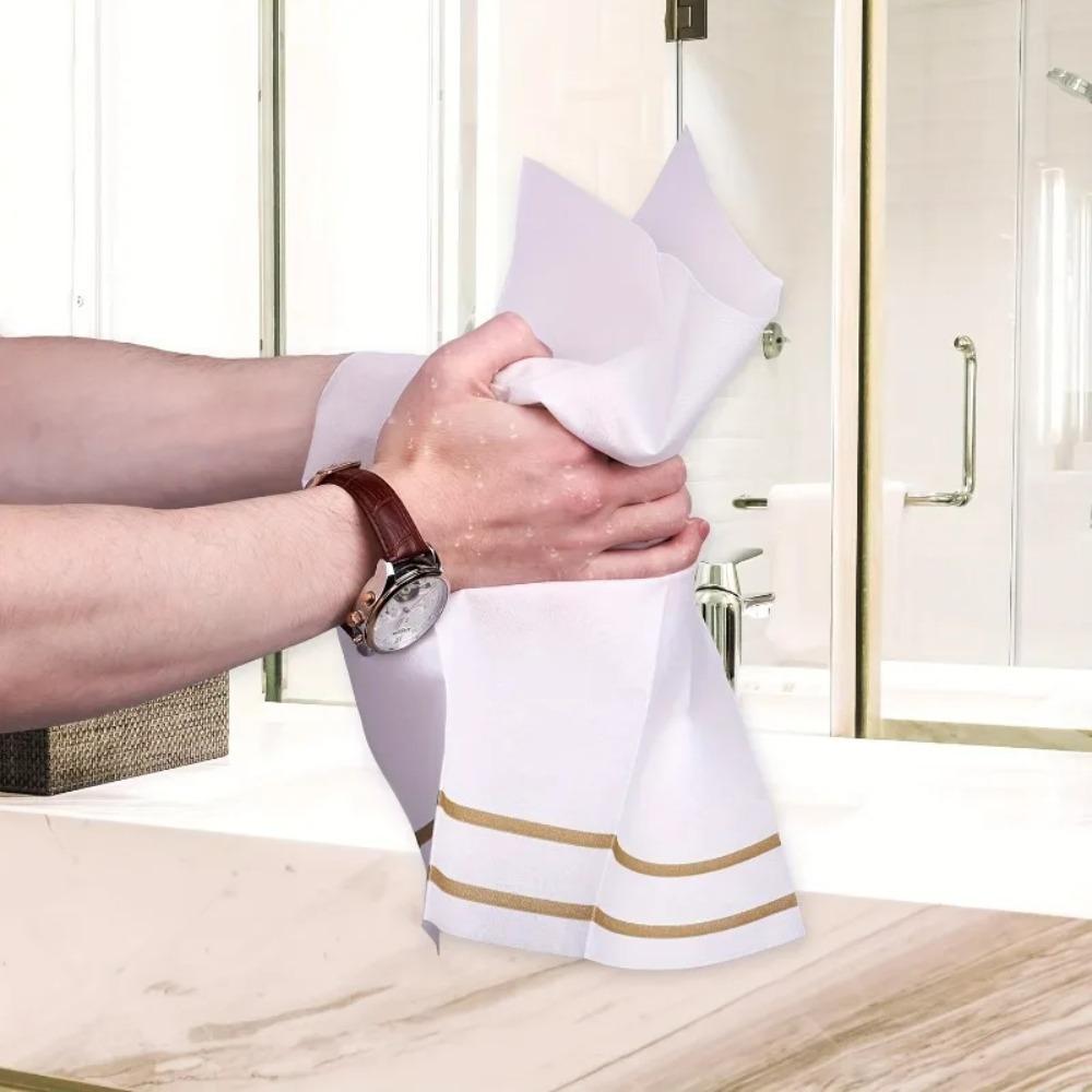 50 Piece Biodegradable Disposable Serviette Dust-free Paper Table Towel Tissue Paper Birthday