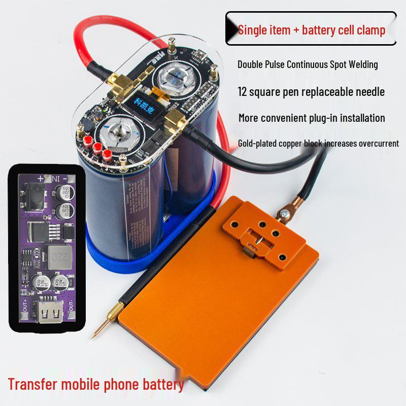 K7 Dual Pulse Capacitor Spot Welder & Intelligent Control Display for 18650 Lithium Battery DIY