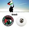 Broche Pin Palestine Libre Décorative et Robuste en Alliage Métallique Accessoire